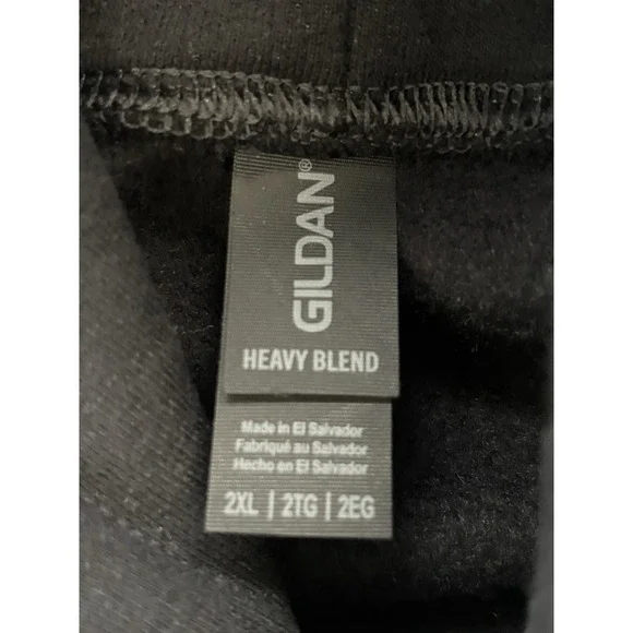 Preowned Men Black Michael Vick Vintage Look Hoodie Mens 2XL Excellent Condition - Picture 4 of 4